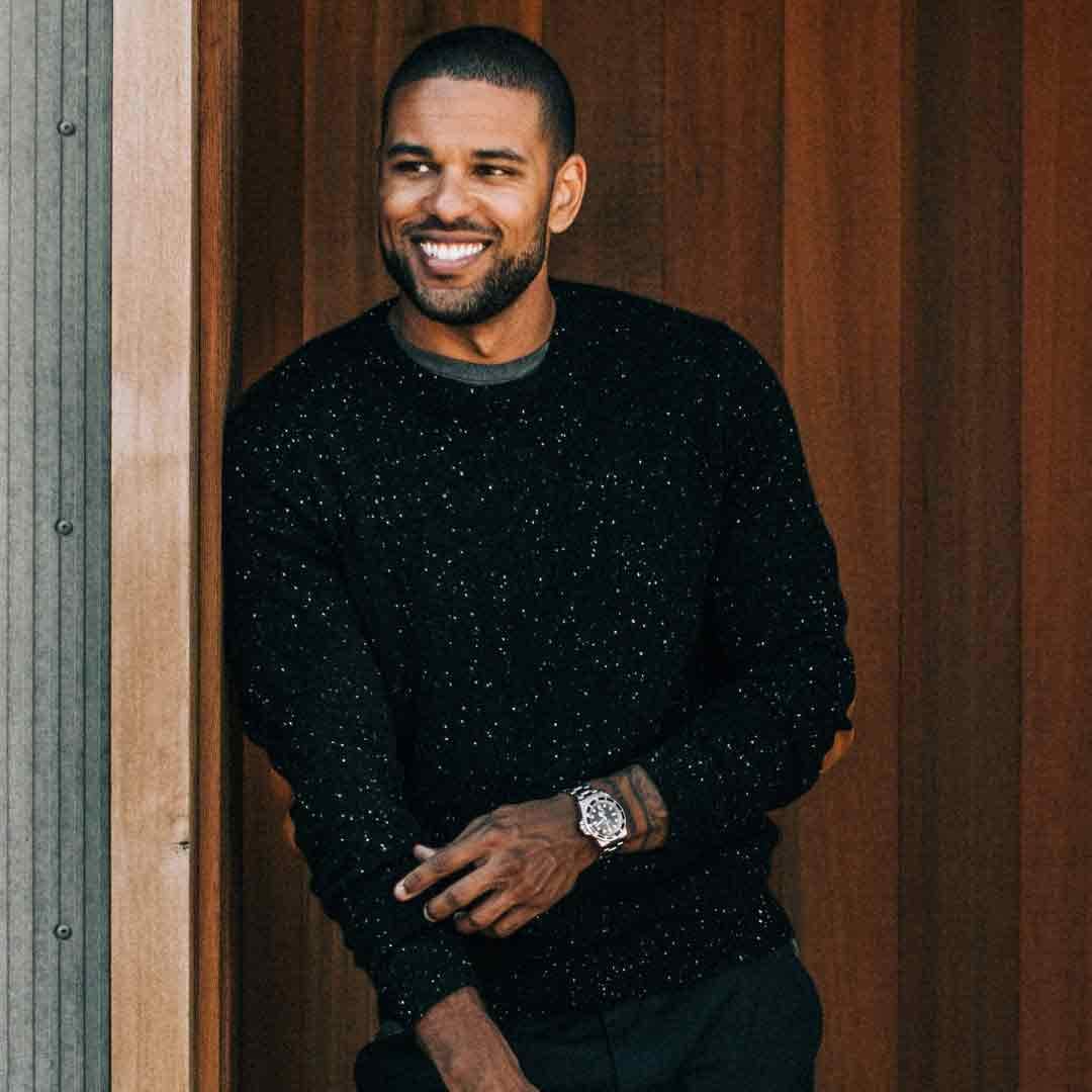 The Hardtack Sweater in Black Yak Donegal