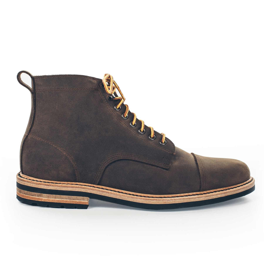 The Mark Boot in Flint Oiled Nubuck - Extra Widths