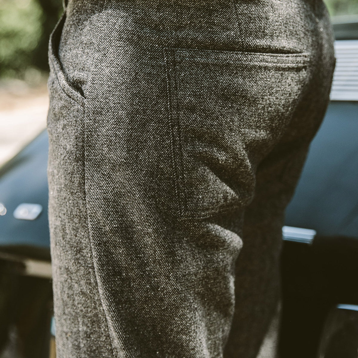 The Camp Pant in Charcoal Donegal