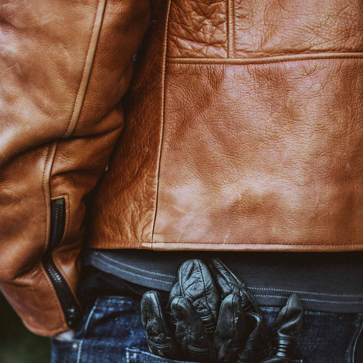 The Moto Jacket in Whiskey