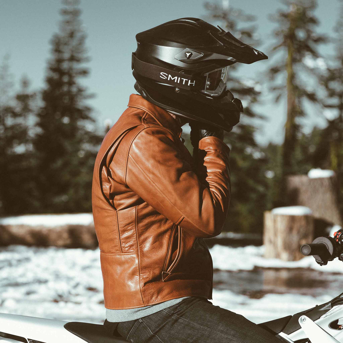 The Moto Jacket in Whiskey