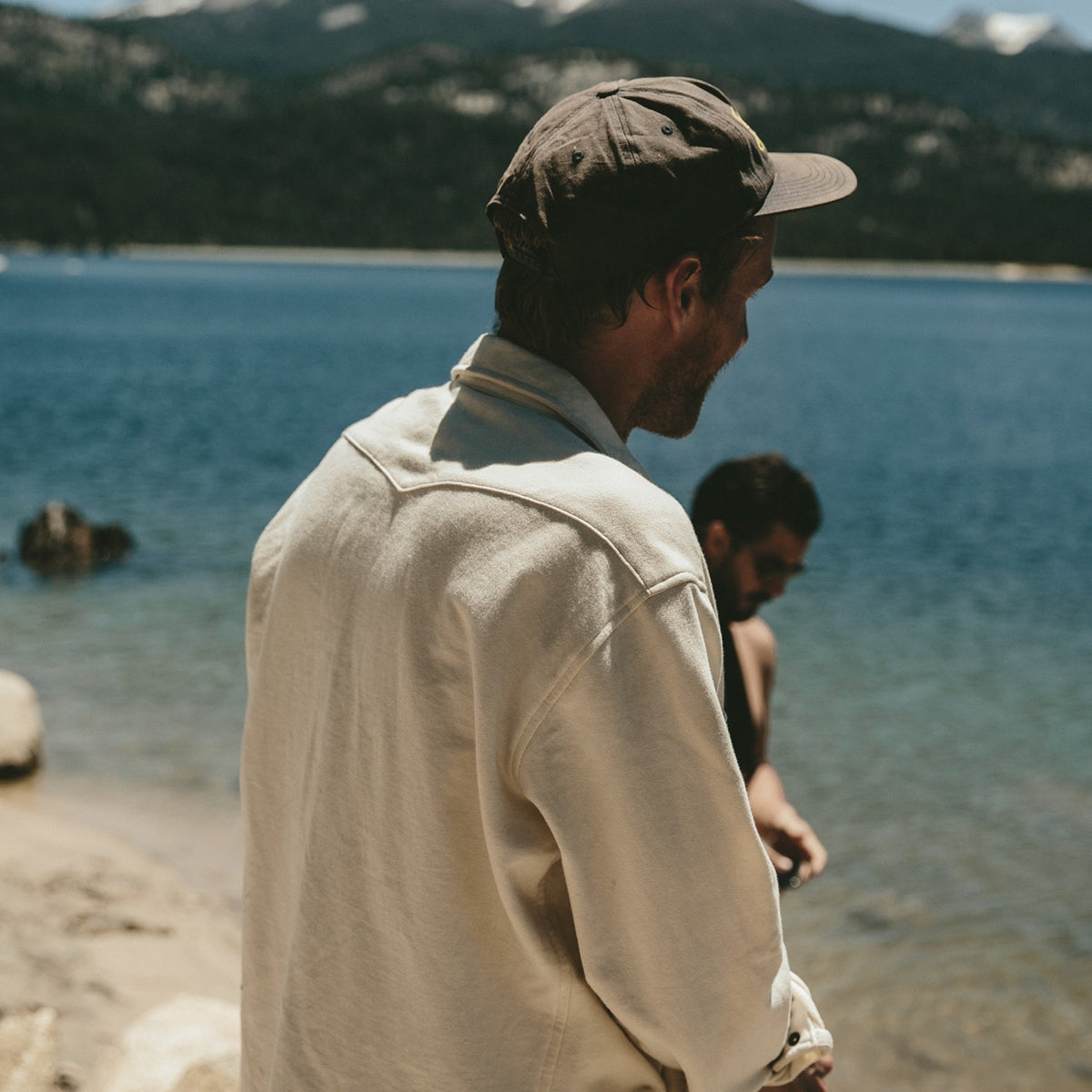 The Glacier Shirt in Natural French Terry