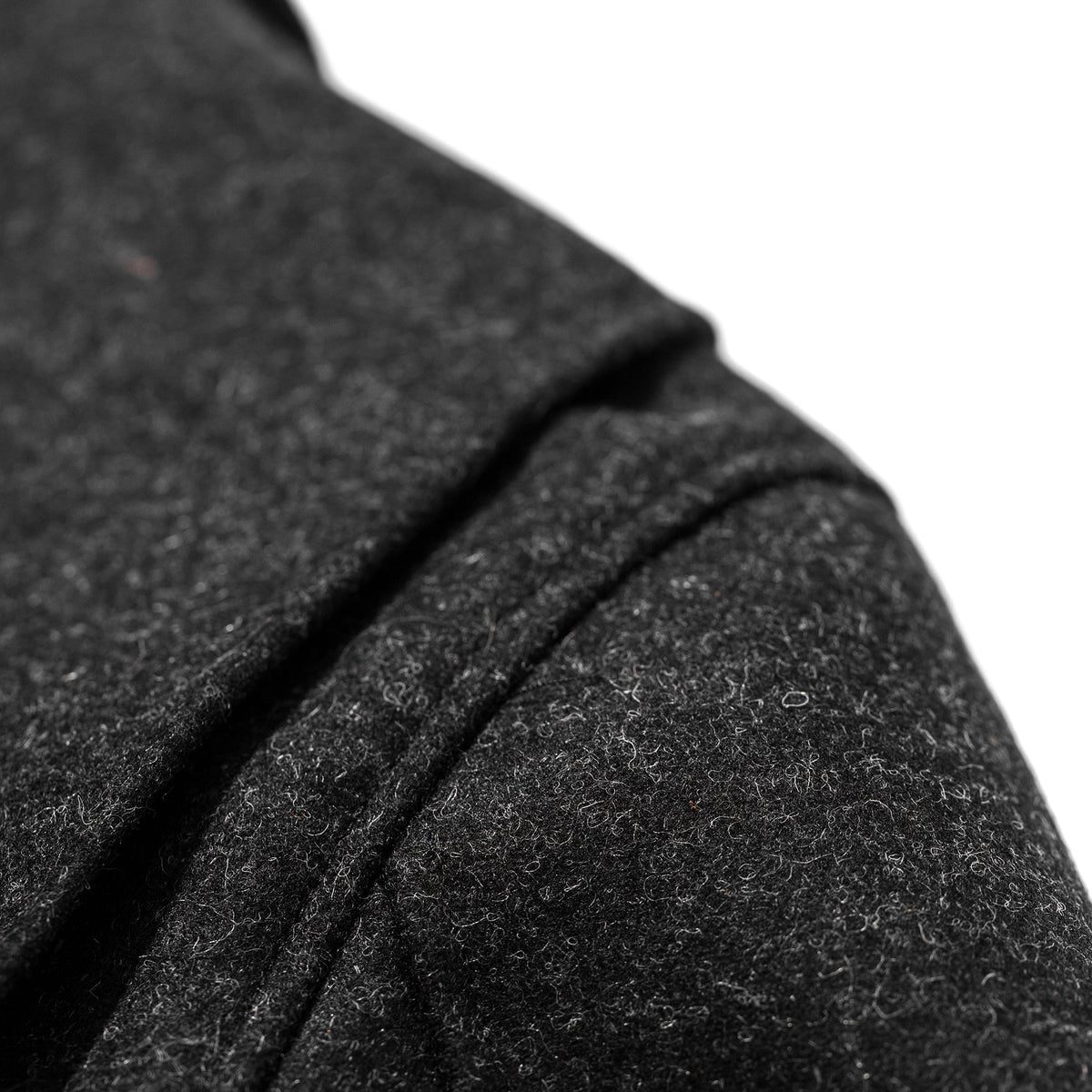 The Monterey Bomber in Charcoal Wool