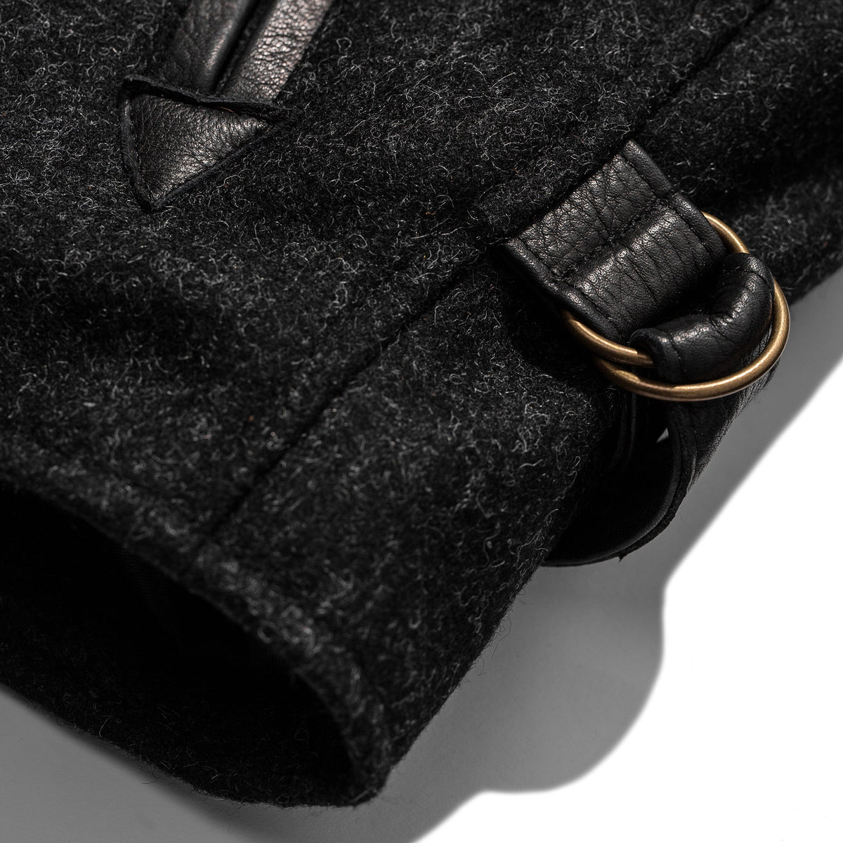 The Monterey Bomber in Charcoal Wool