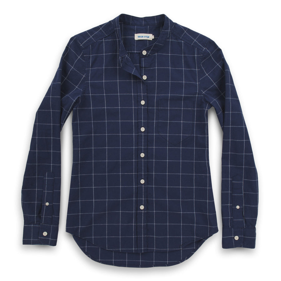 The Piper Shirt in Nautical Plaid