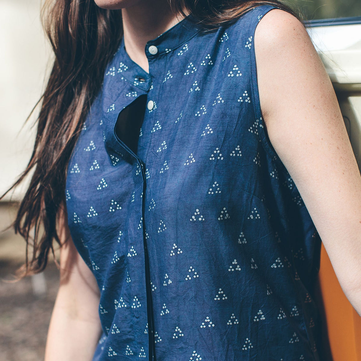 The Dillon in Tri Dot Silk Batik