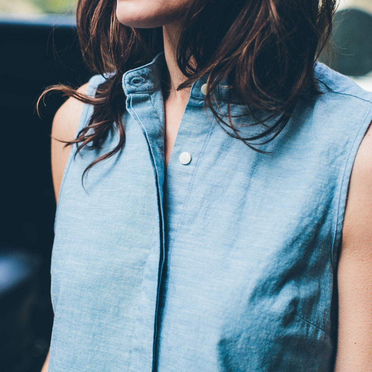 The Dillon in Washed Chambray