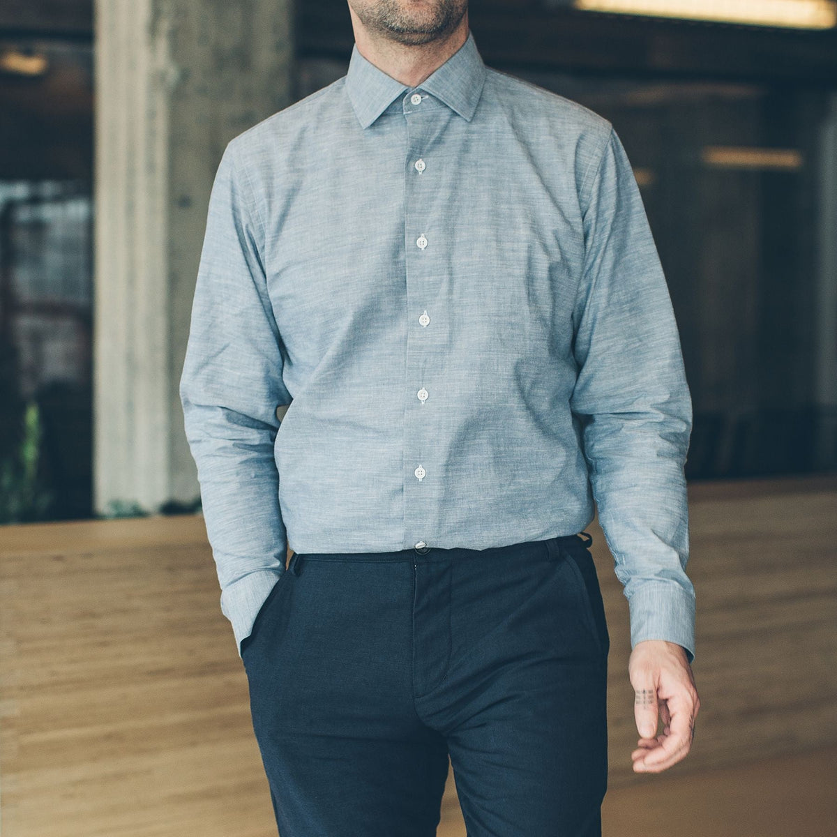 The Hyde in Blue Chambray
