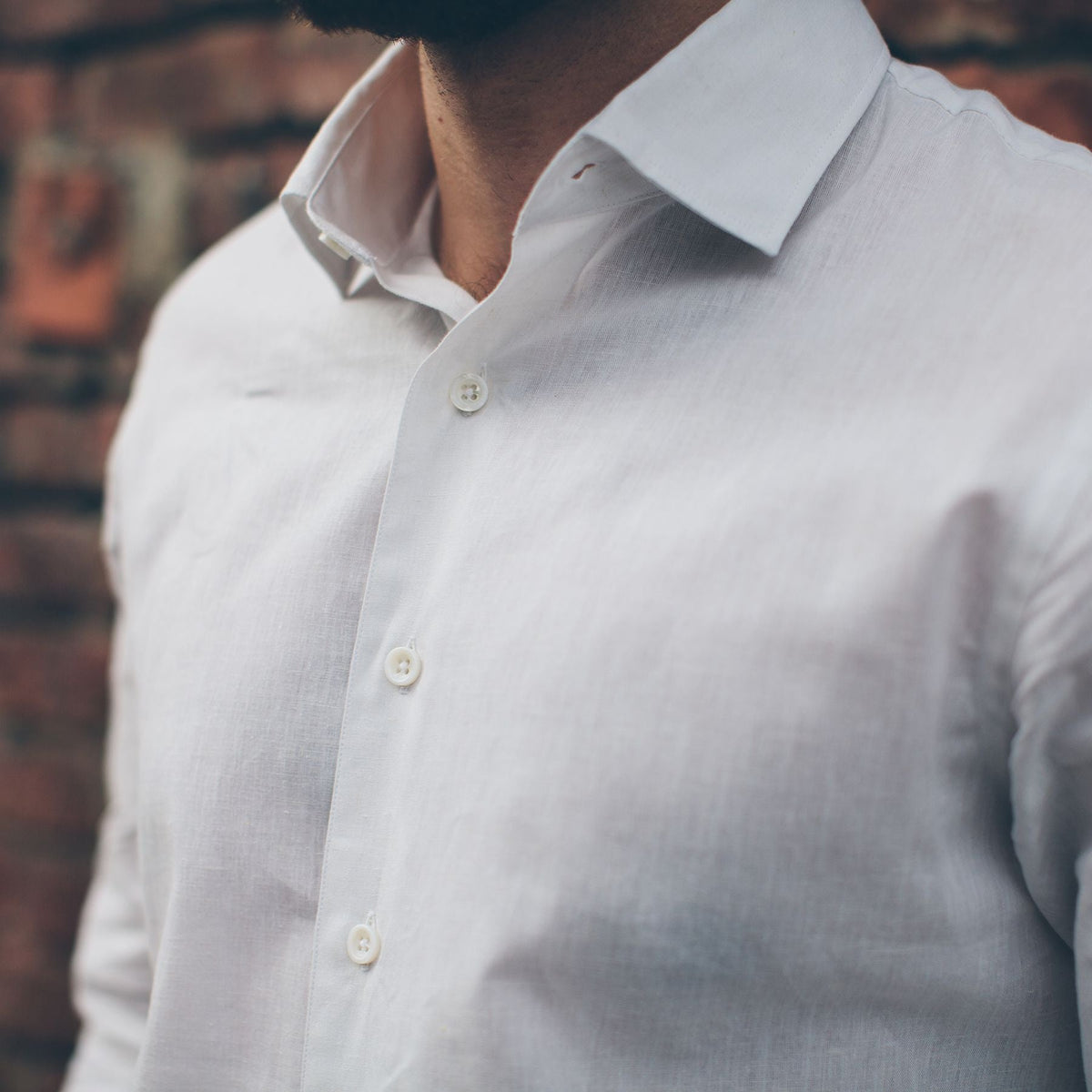 The Hyde in Antique White Cotton & Linen