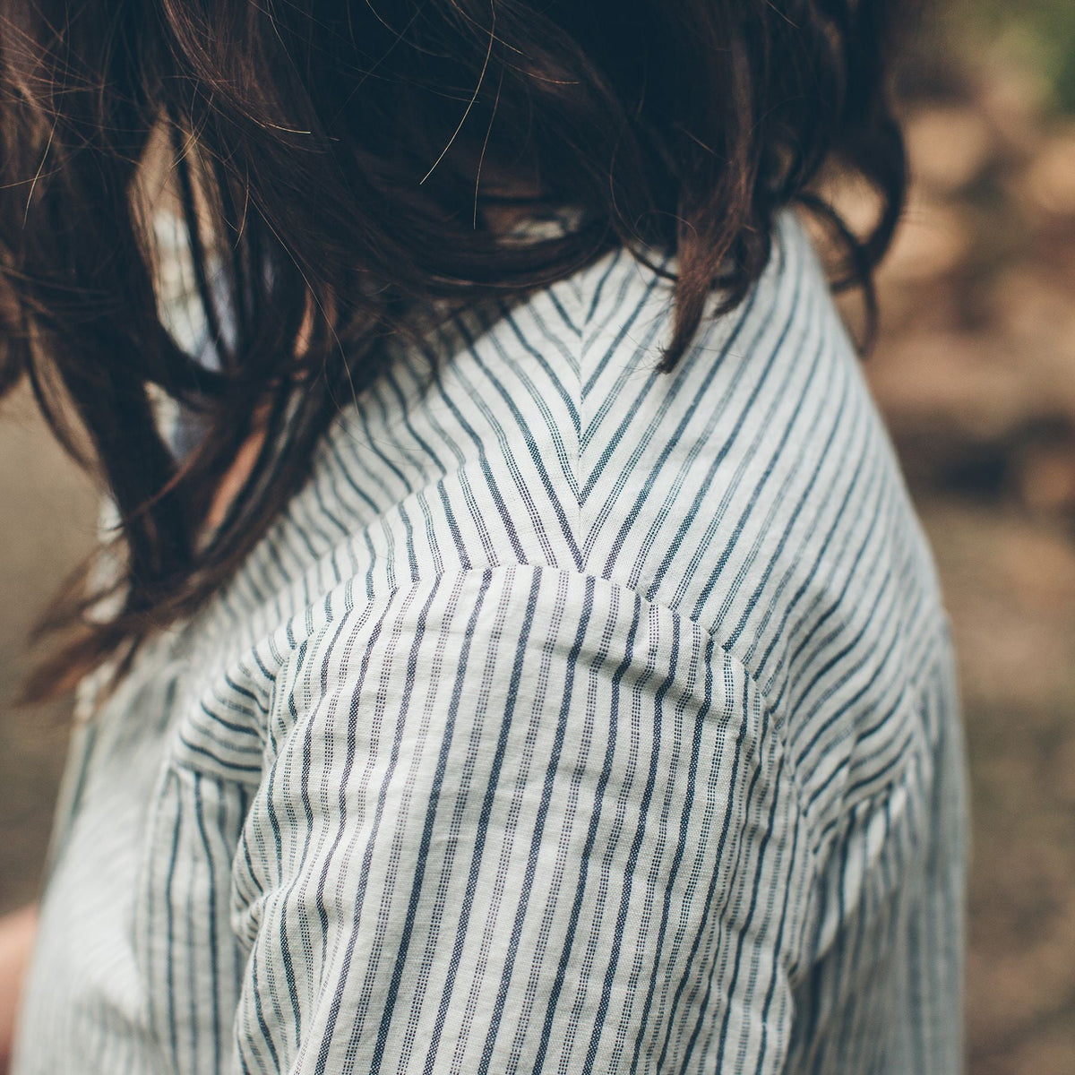 The Parker in Indigo Stripe