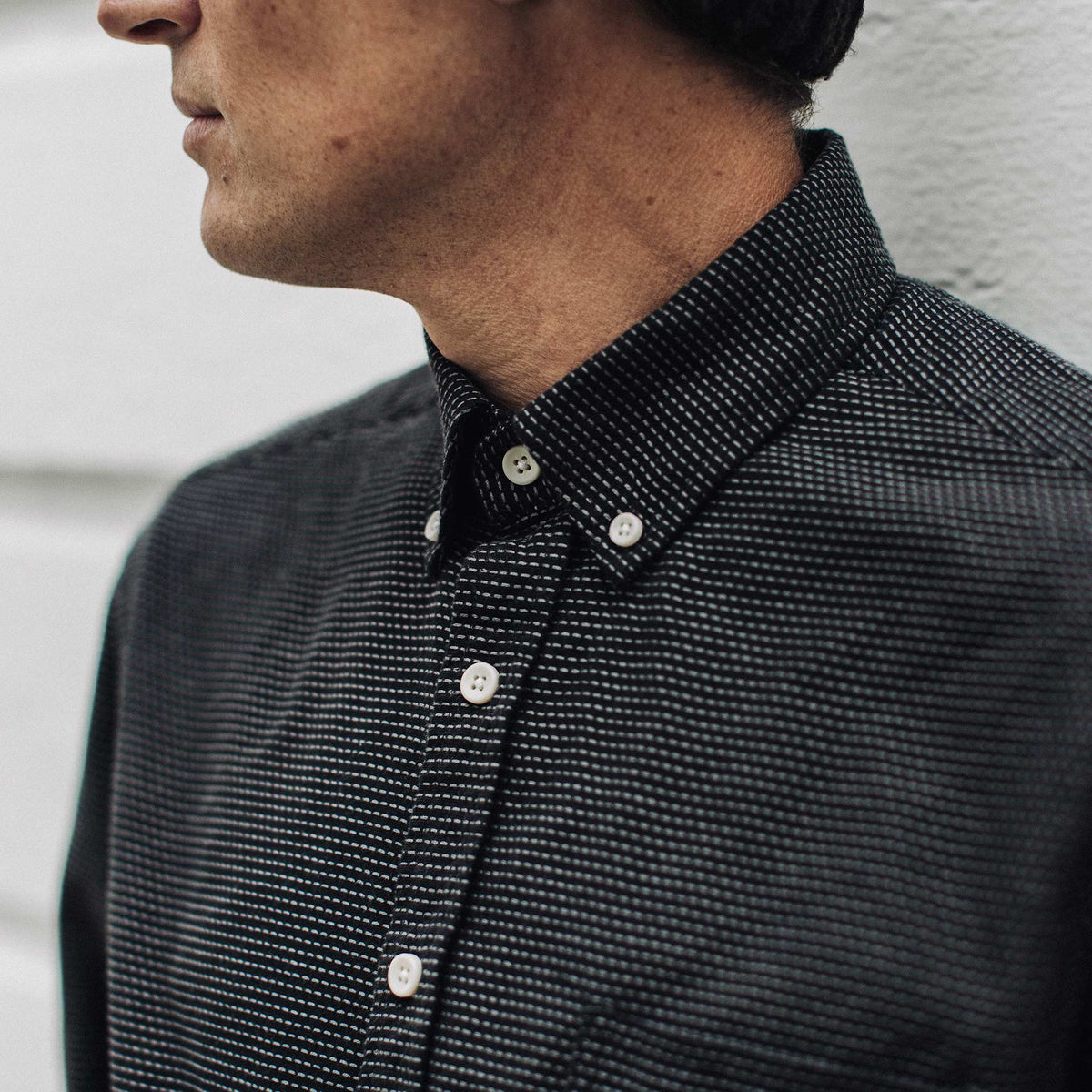 The Jack in Black Reverse Jacquard