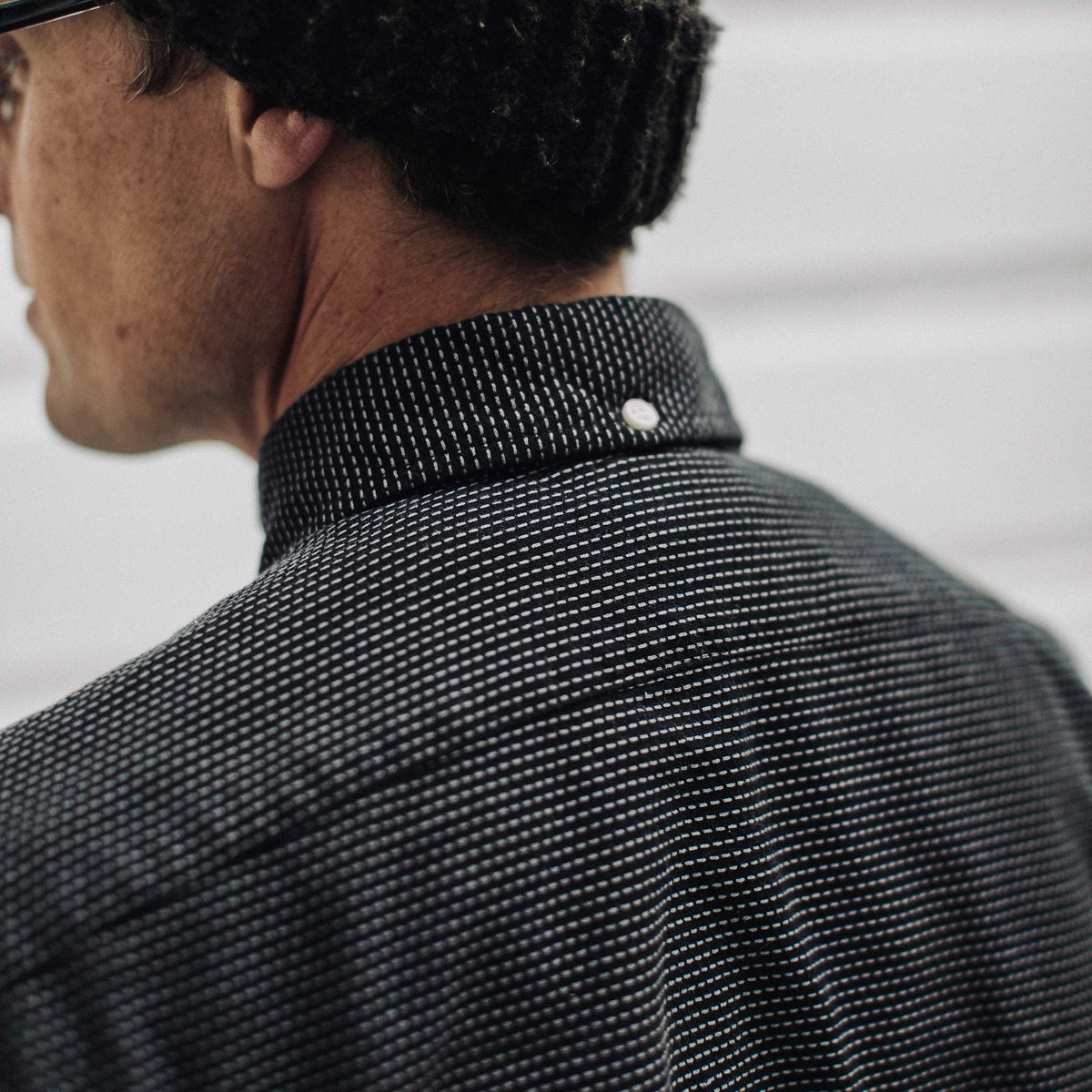 The Jack in Black Reverse Jacquard