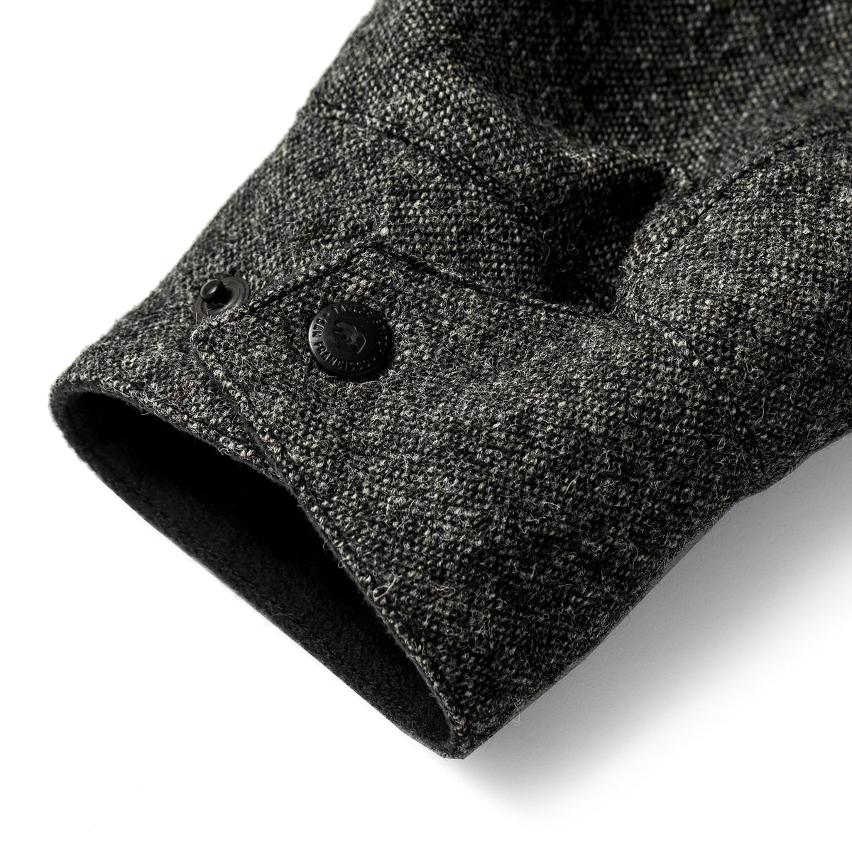 The Rover Jacket in Charcoal Birdseye Waxed Wool