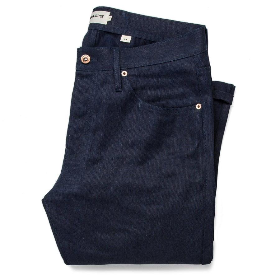 The Slim Jean in Double Indigo Standard