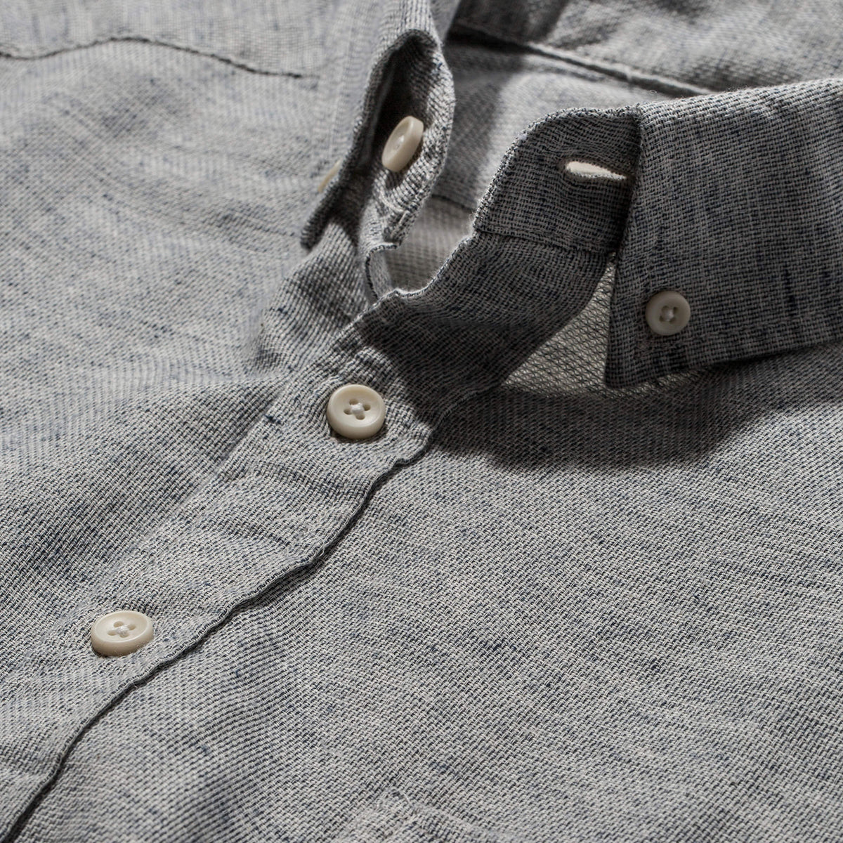 The Short Sleeve Jack in Heather Navy