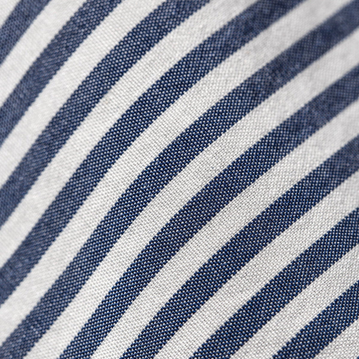 The Short Sleeve California in Navy Stripe Poplin