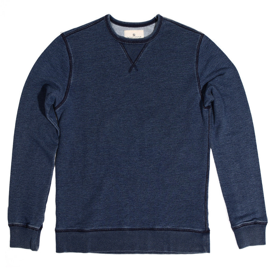 The Crewneck Sweatshirt in Sea Washed Indigo