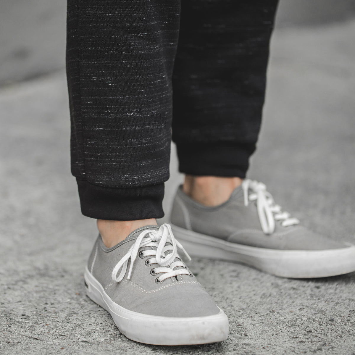 The Travel Pant in Black Fleece