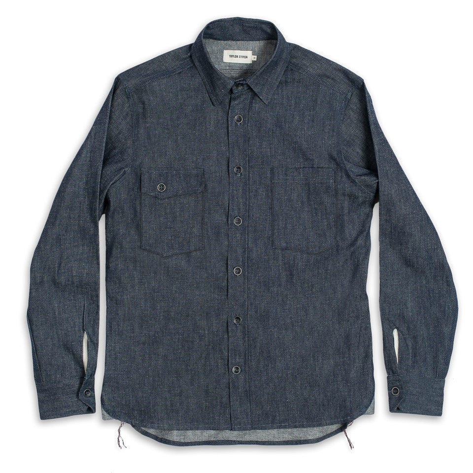 The Utility Shirt in Swift Mills Denim