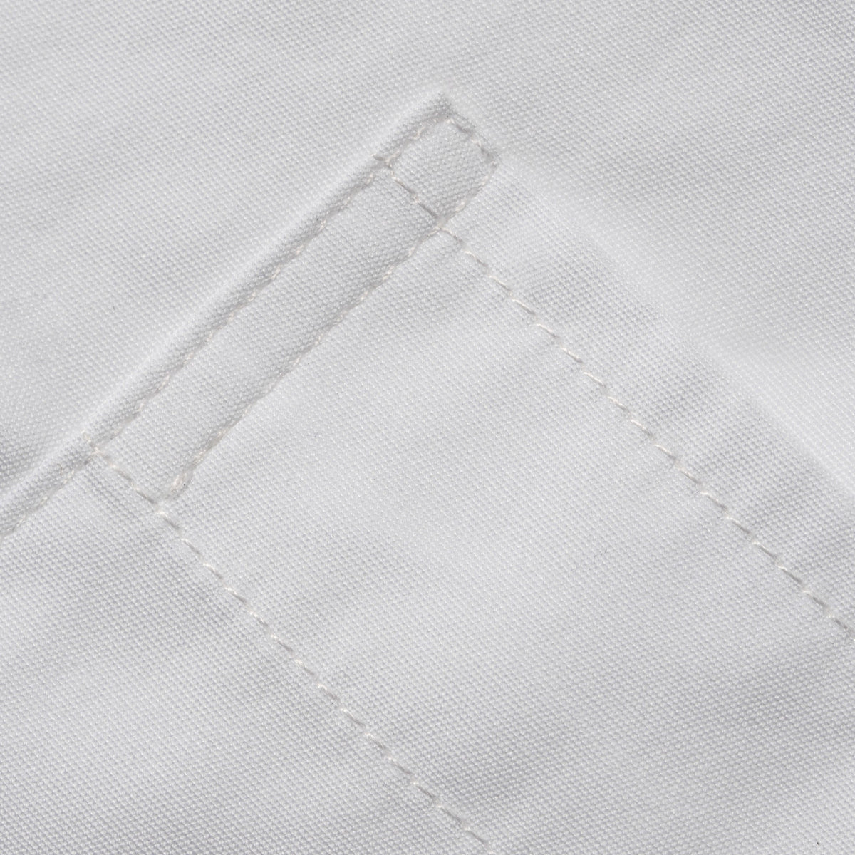 The Short Sleeve California in White Poplin