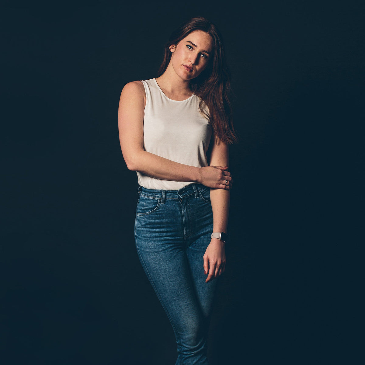 The Elle Tank in Ivory