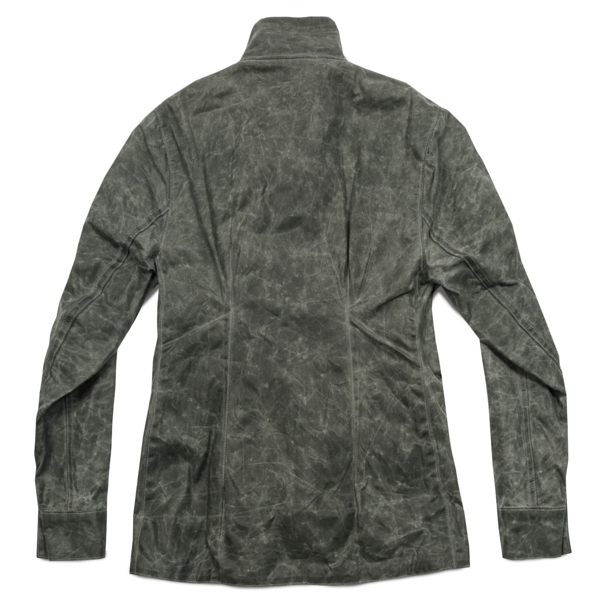 The Field Jacket in Dark Olive Beeswaxed Canvas