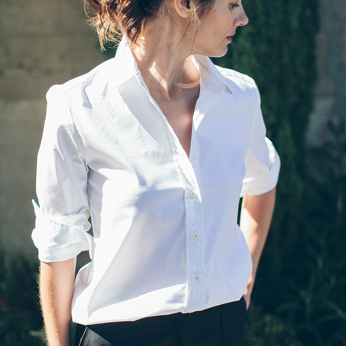 The Katherine in White Pinpoint Oxford