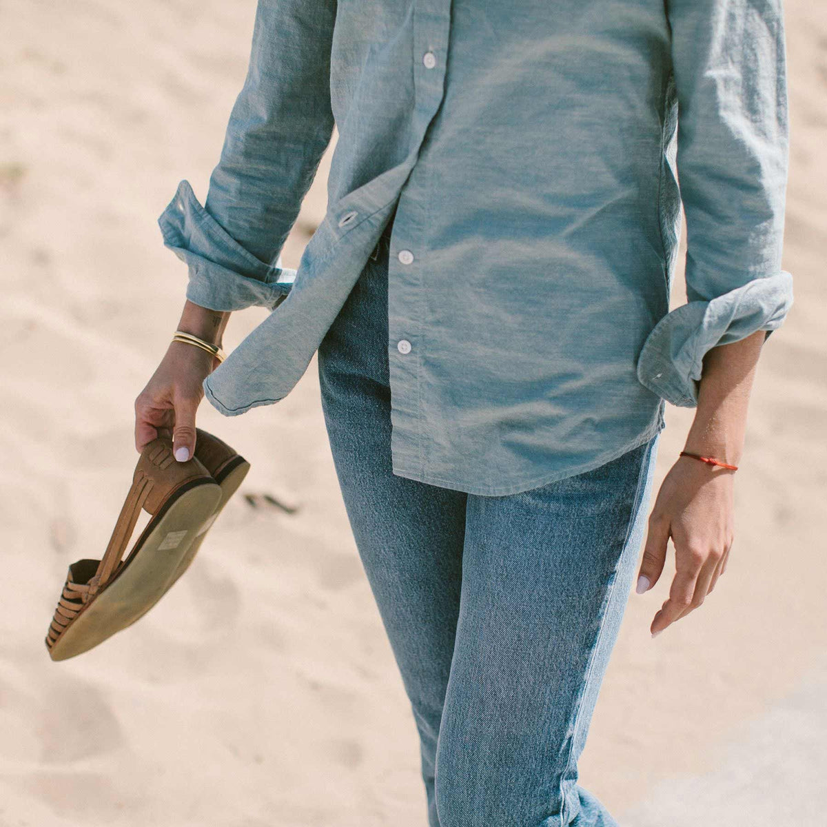 The Katherine in Seafoam Cotton Linen