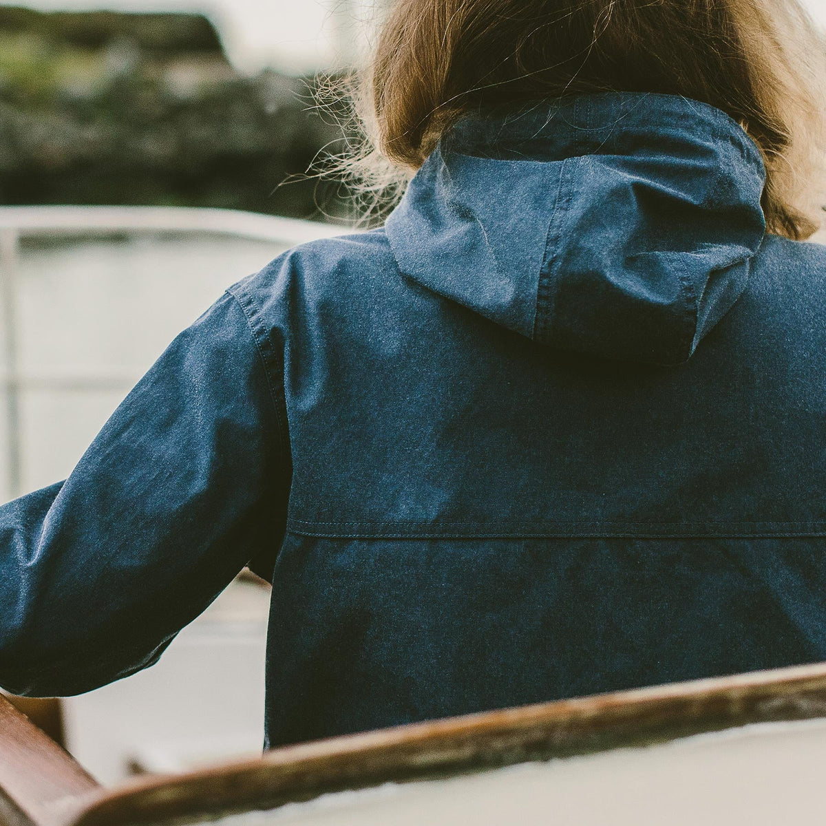 The Lighthouse Jacket in Indigo Chambray
