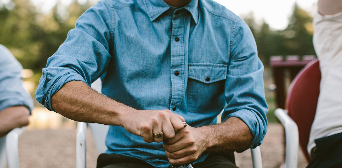 The Oxnard in Sun Bleached Chambray