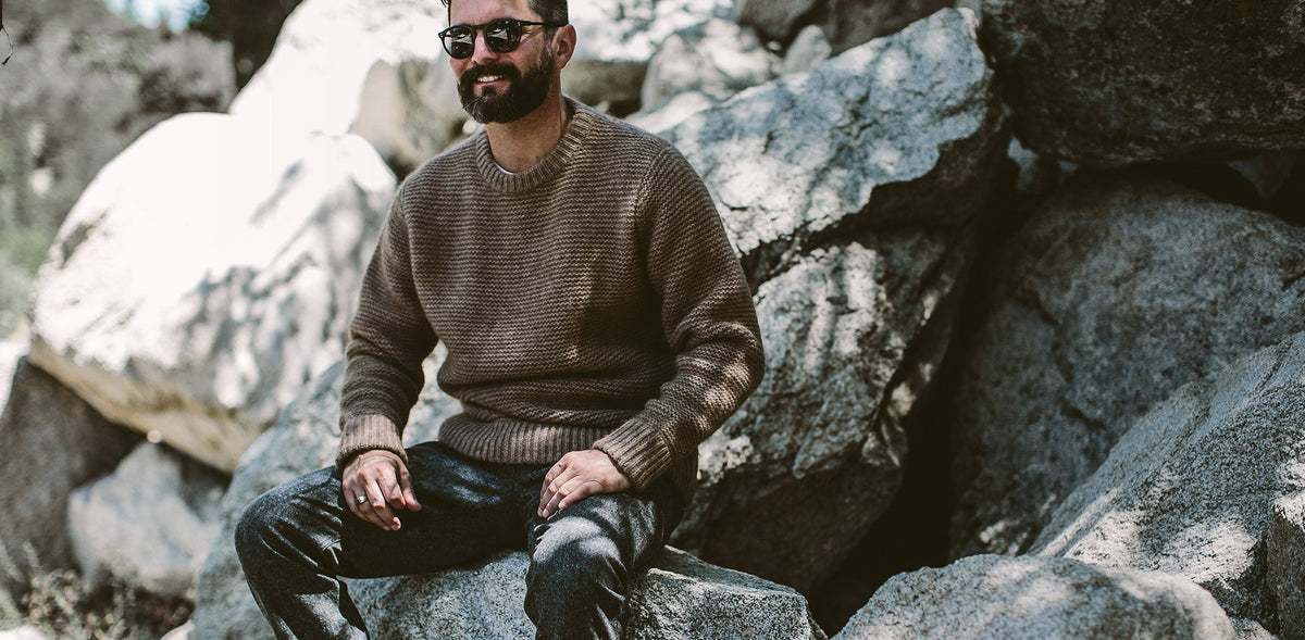 The Link Stitch Crew in Oatmeal Alpaca