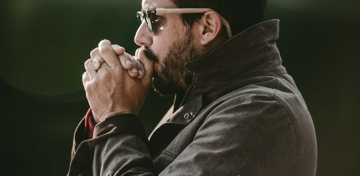 The Rover Jacket in Chocolate Beeswaxed Canvas