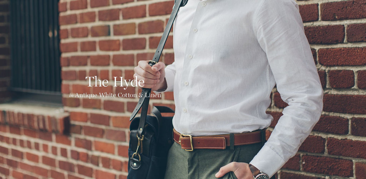 The Hyde in Antique White Cotton & Linen