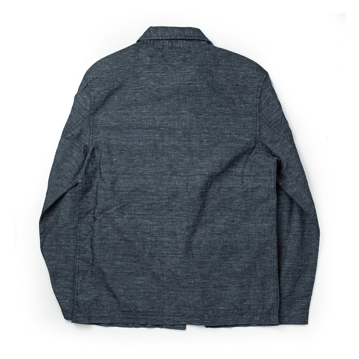 The BDU Shirt Jacket in Indigo Slub
