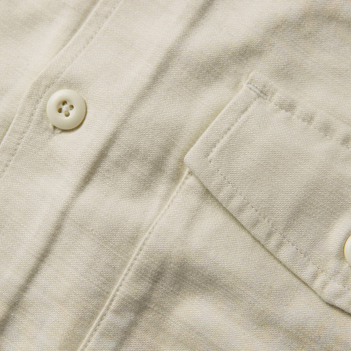 The Point Shirt in Natural Reverse Sateen