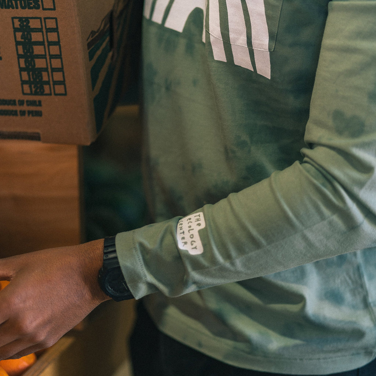 The Organic Cotton Long Sleeve Tee in Ecology Center