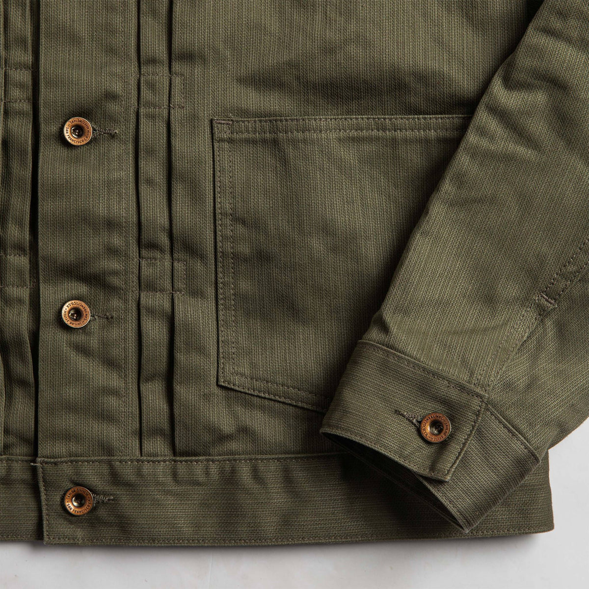 The Ryder Jacket in Yoshiwa Mills Olive