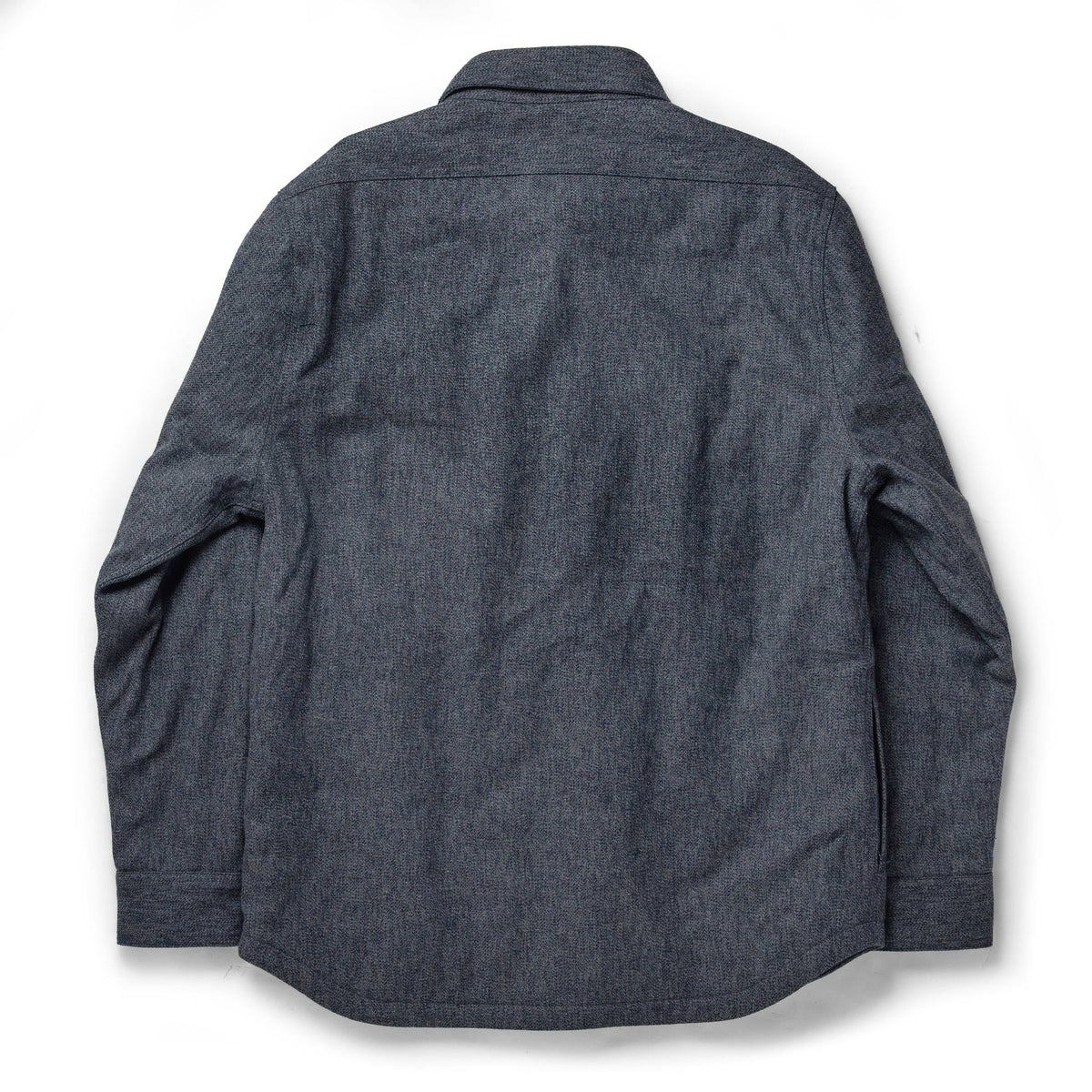 The Lined Utility Shirt in Indigo and Slate Twill