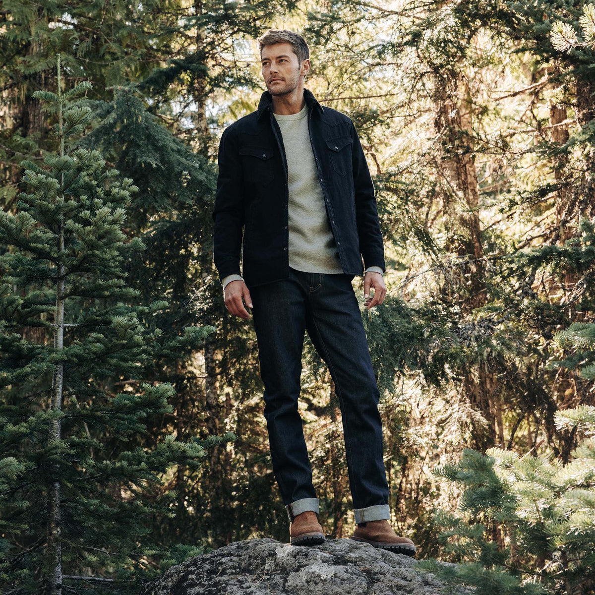 The Slim Jean in Cone Mills Cordura Denim