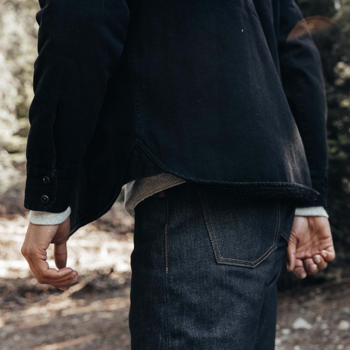 The Slim Jean in Cone Mills Cordura Denim
