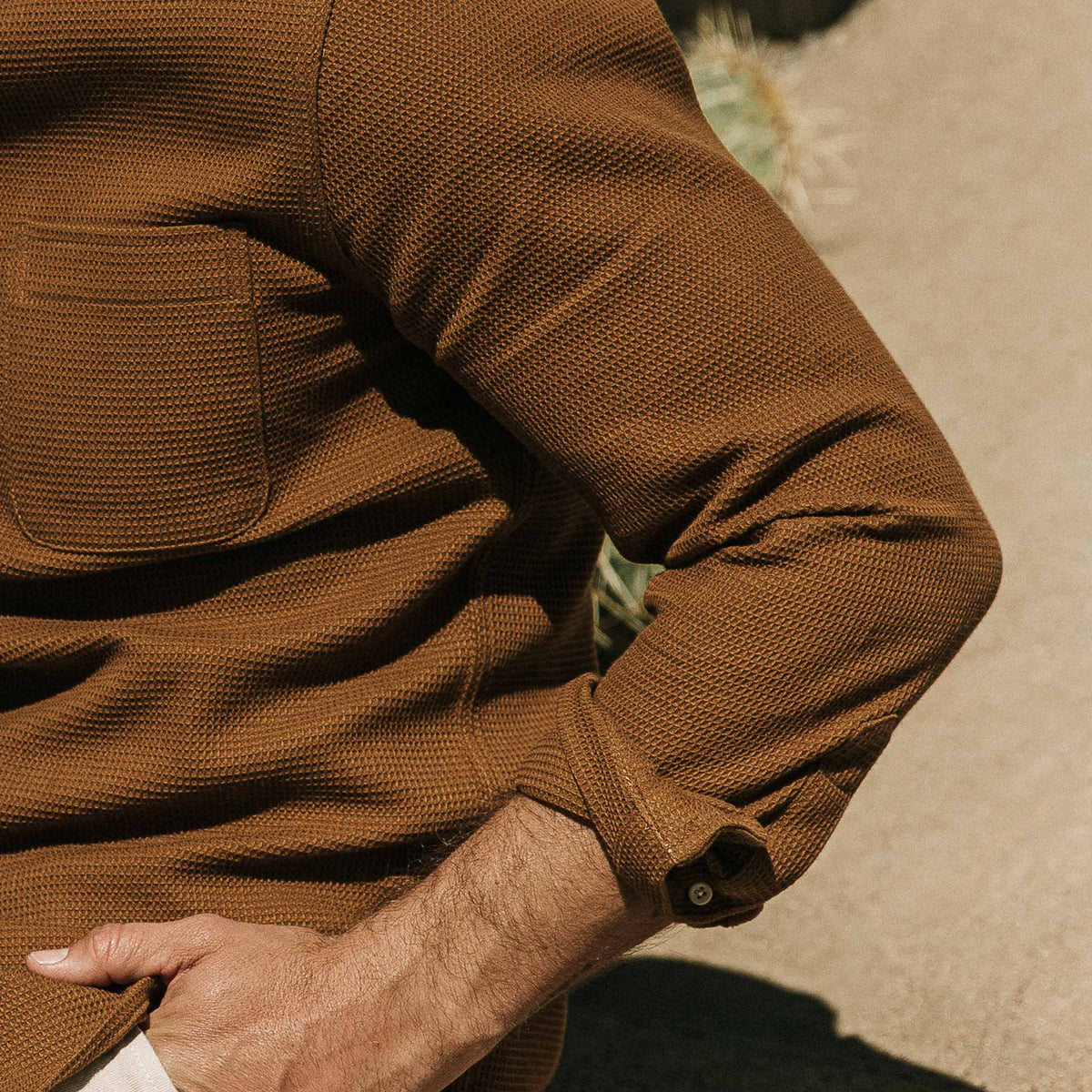 The Jack in British Khaki Waffle