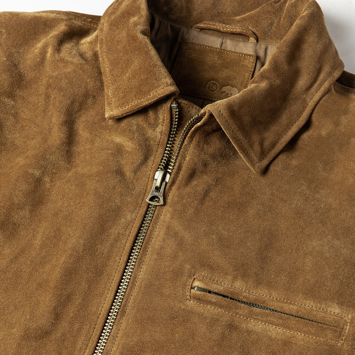 The Wyatt Jacket in Cognac Suede