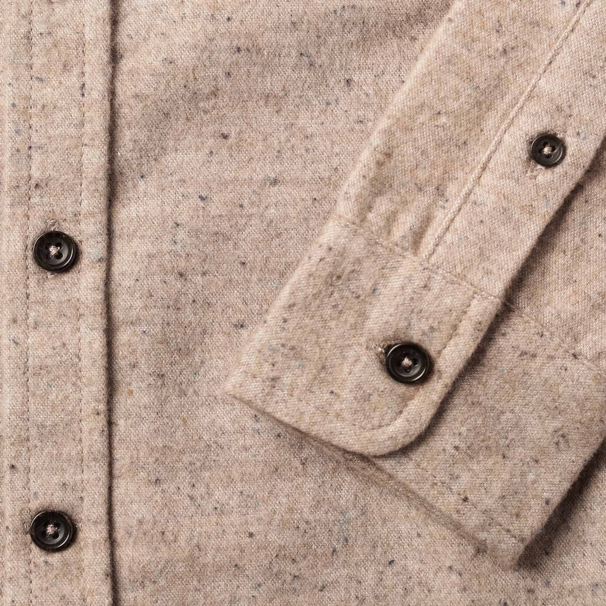 The Little Yosemite Shirt in Oat Donegal