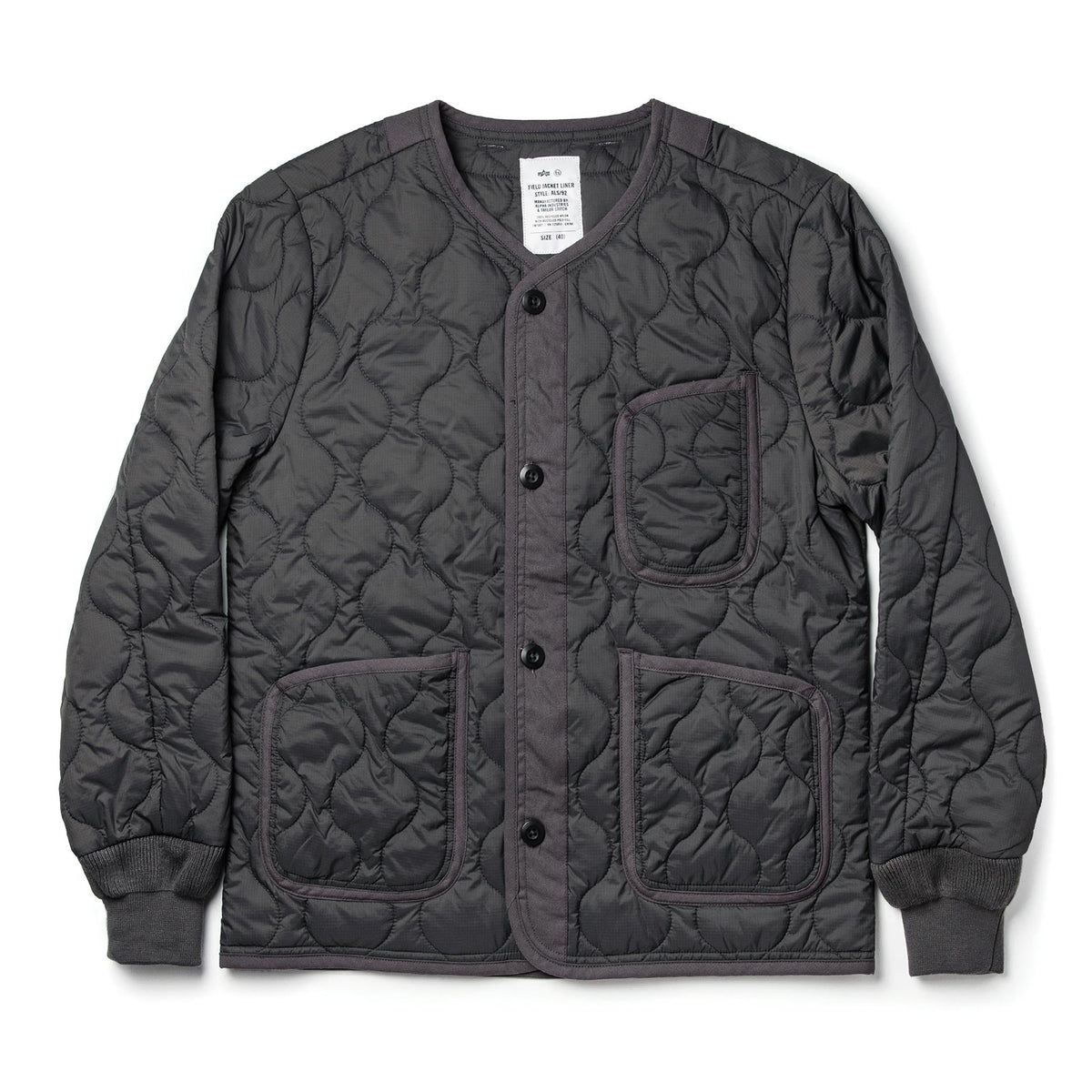 The Taylor Stitch x Alpha Industries ALS/92 in Raven