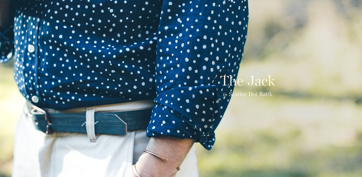 The Jack in Scatter Dot Batik