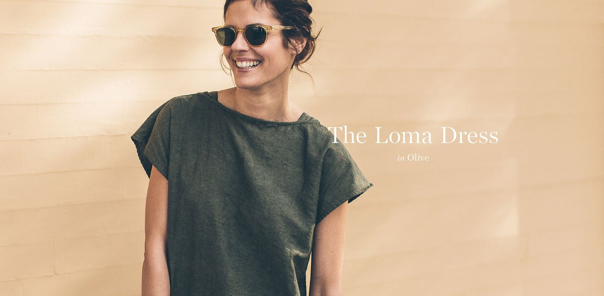 The Loma Dress in Olive