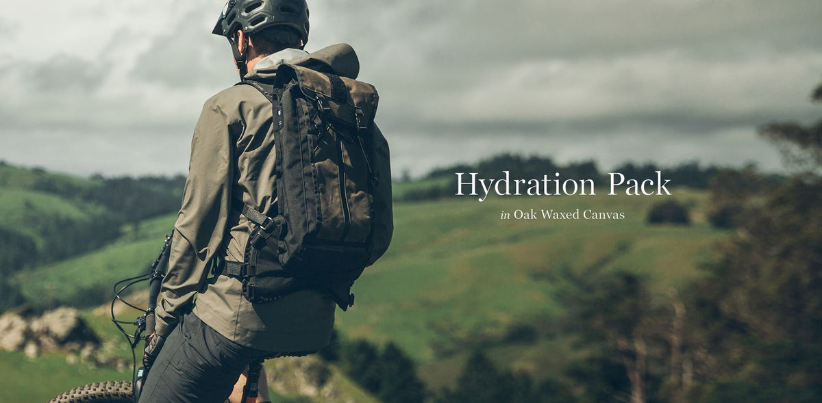 The Hydration Pack in Oak Waxed Canvas