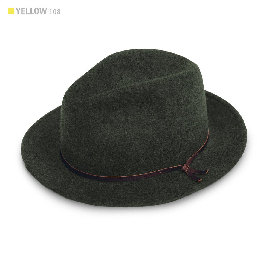 The Luke Fedora in Olive